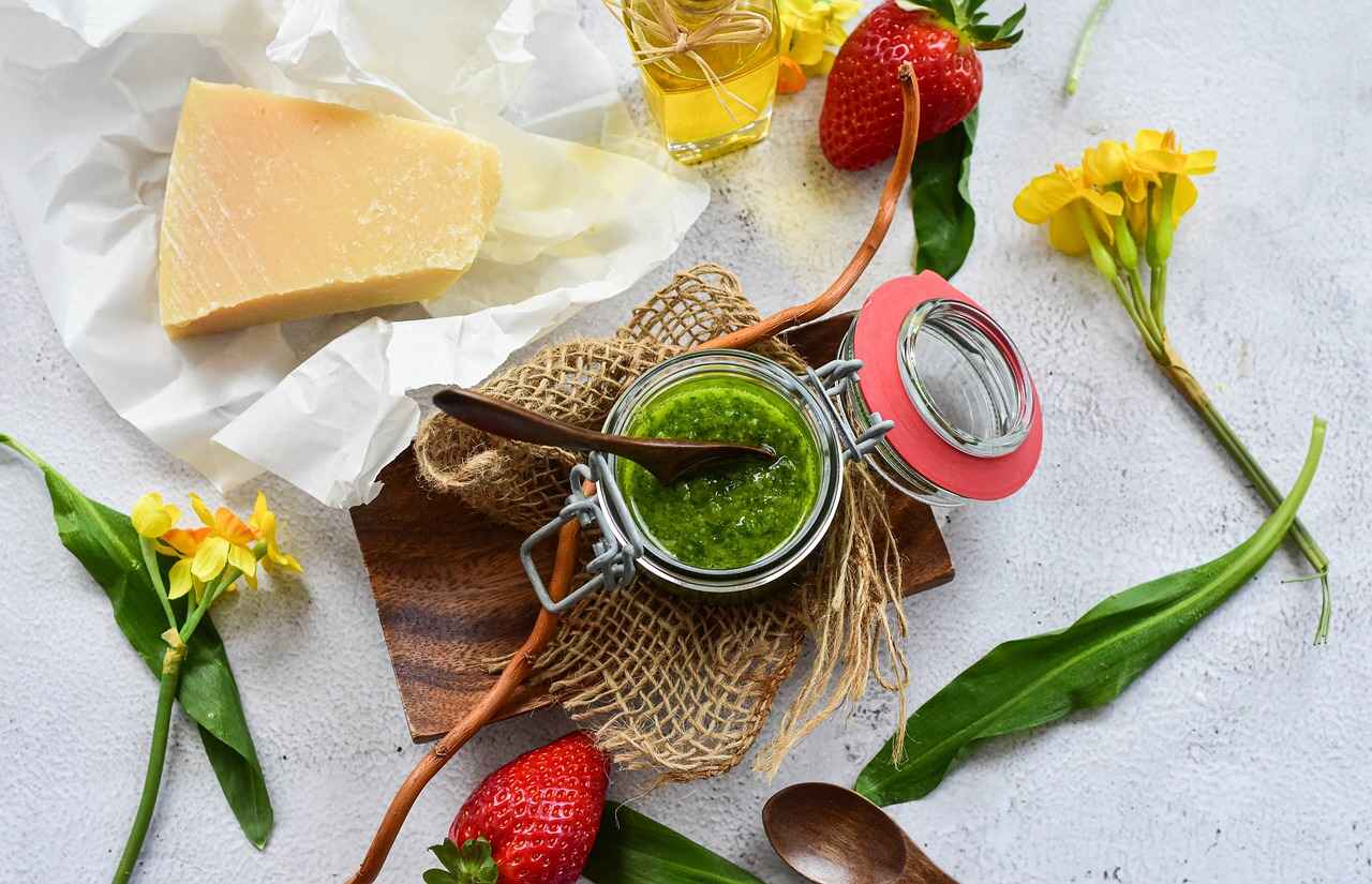 medvedí česnek - pesto